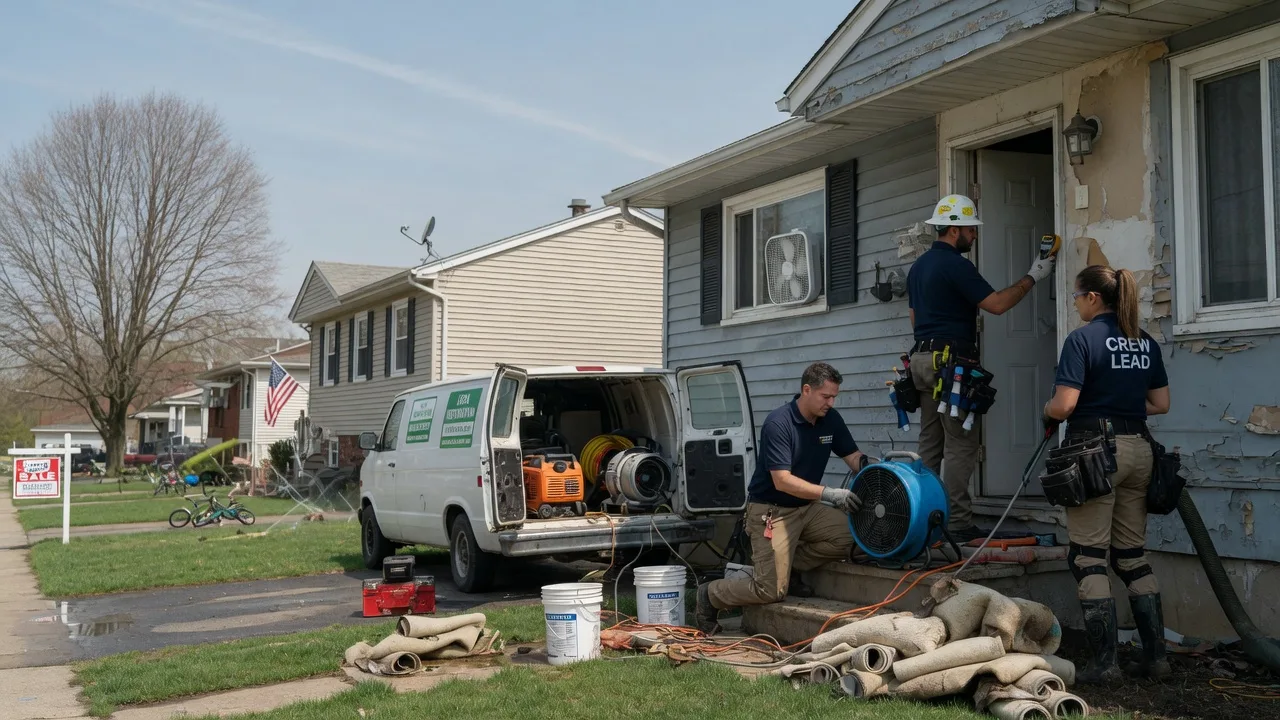 Flood Cleanup in Cloverdale, OH near me